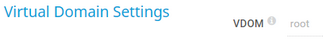 Virtual Domain Settings Virtual Domain Settings